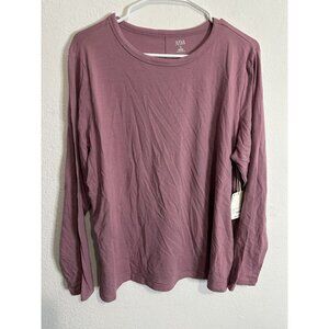 Ana A New Approach Western Rose Women’s Long Sleeve Top Shirt Size 1XL
